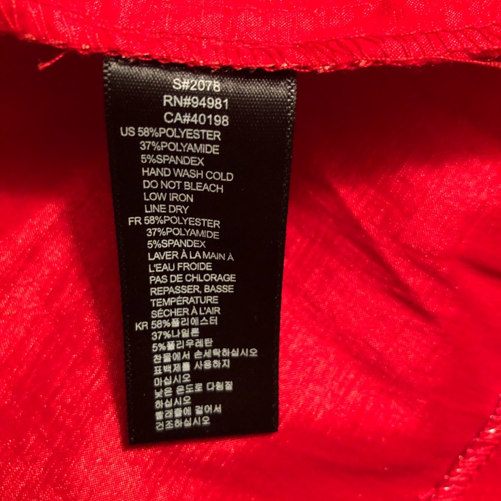 Red Mini Cocktail Dress - Picture 6 of 8